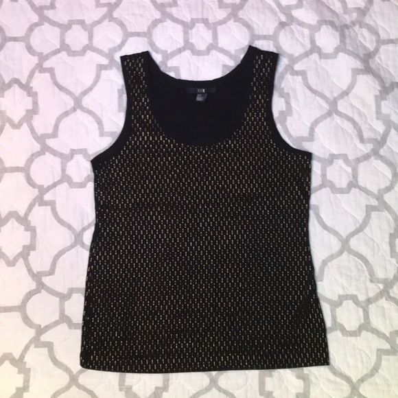 Gold and Black Muscle Tank Top - Picture 2 of 5